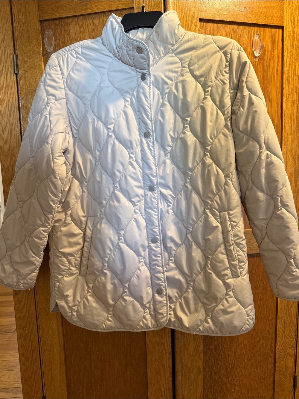 32 Degrees Cream Quilted Packable Puffer Jacket
